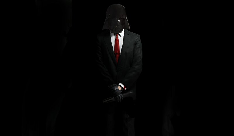 Darth Vader in Suit — Black