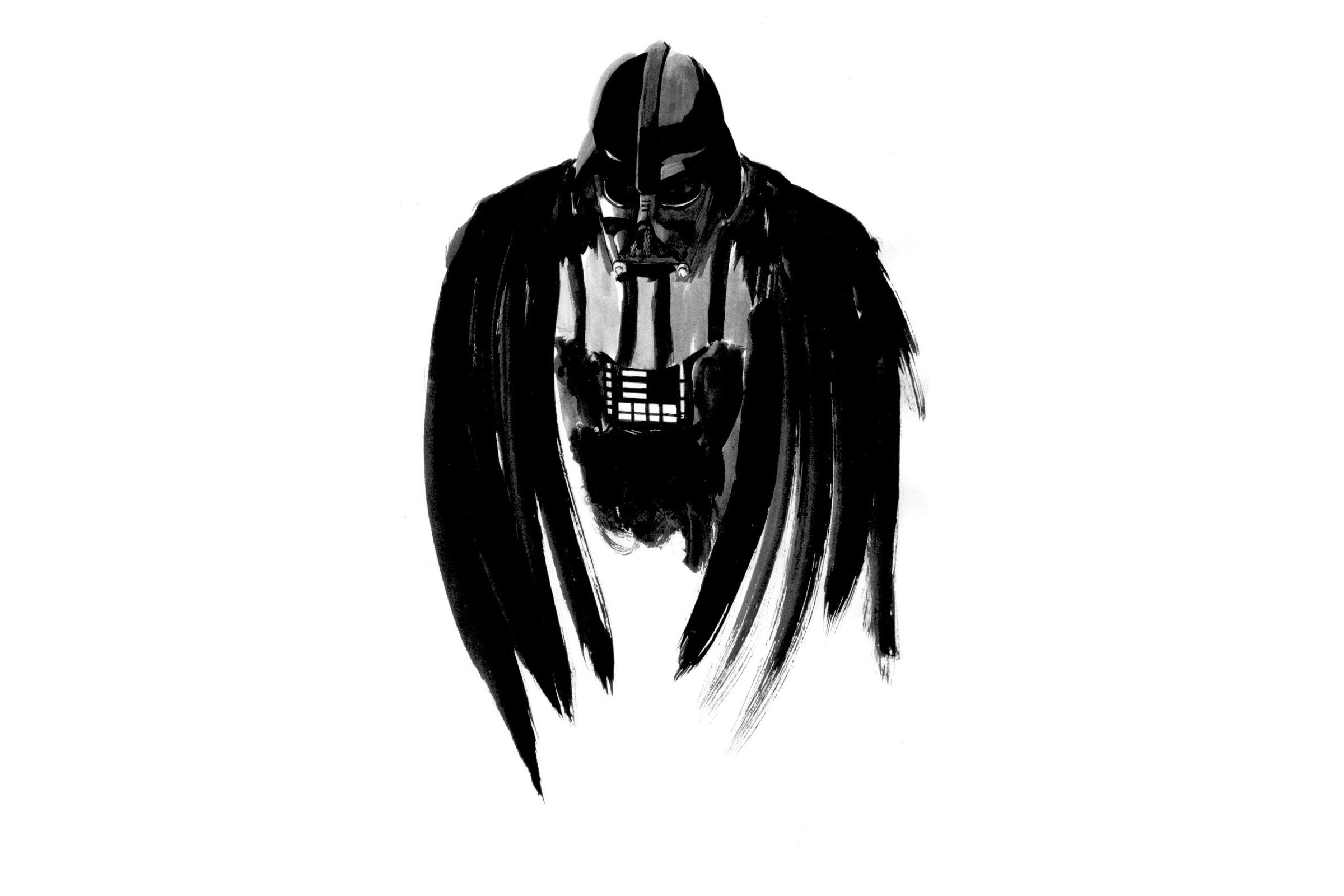Darth Vader ink drawing