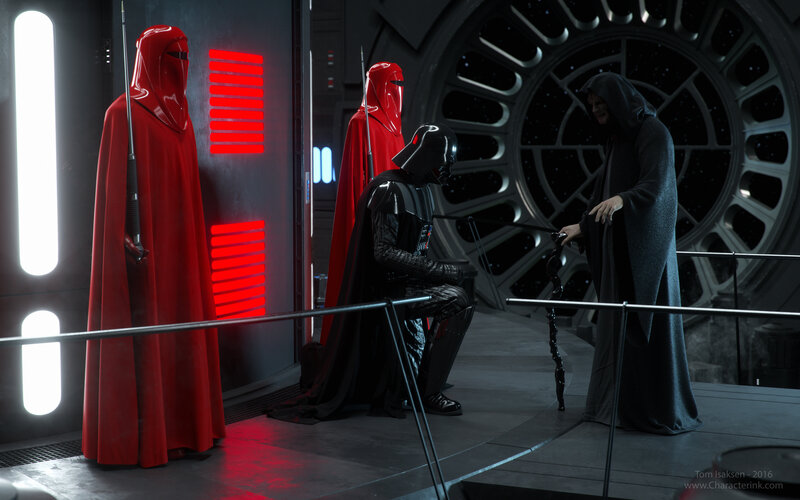 Darth Vader Kneeling