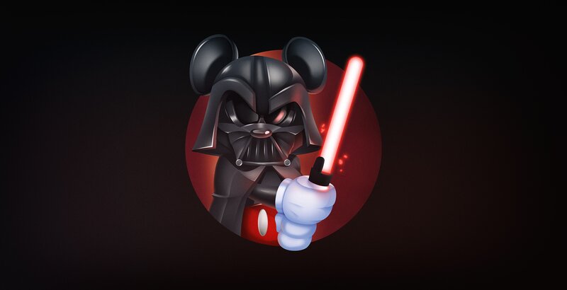 Darth Vader Mickey Mouse