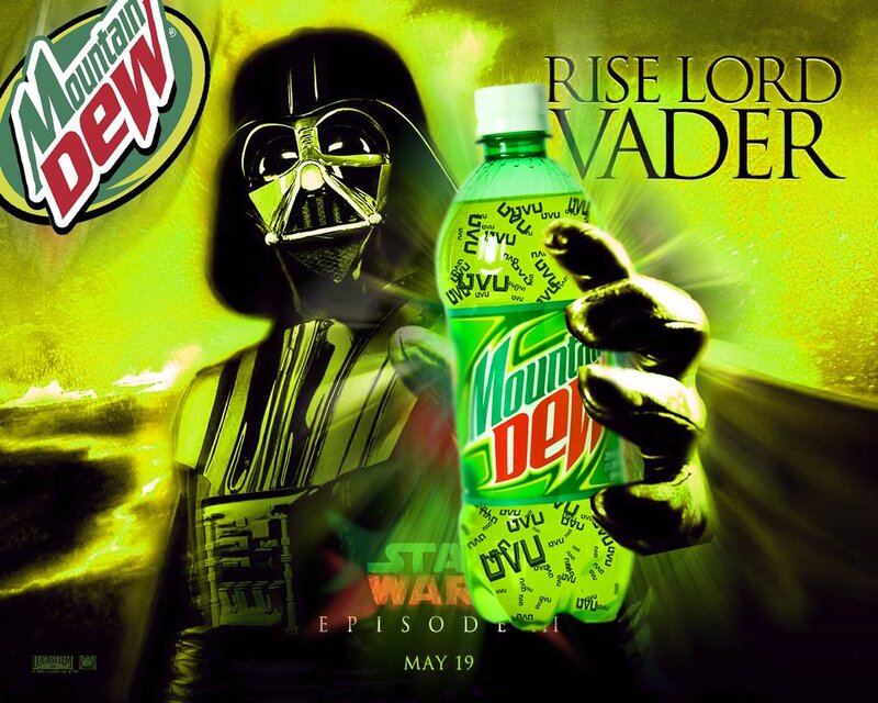 Darth Vader Mountain Dew ad