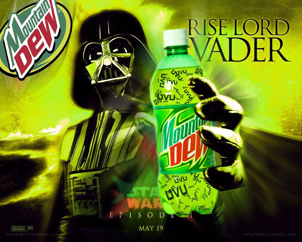 Darth Vader Mountain Dew ad