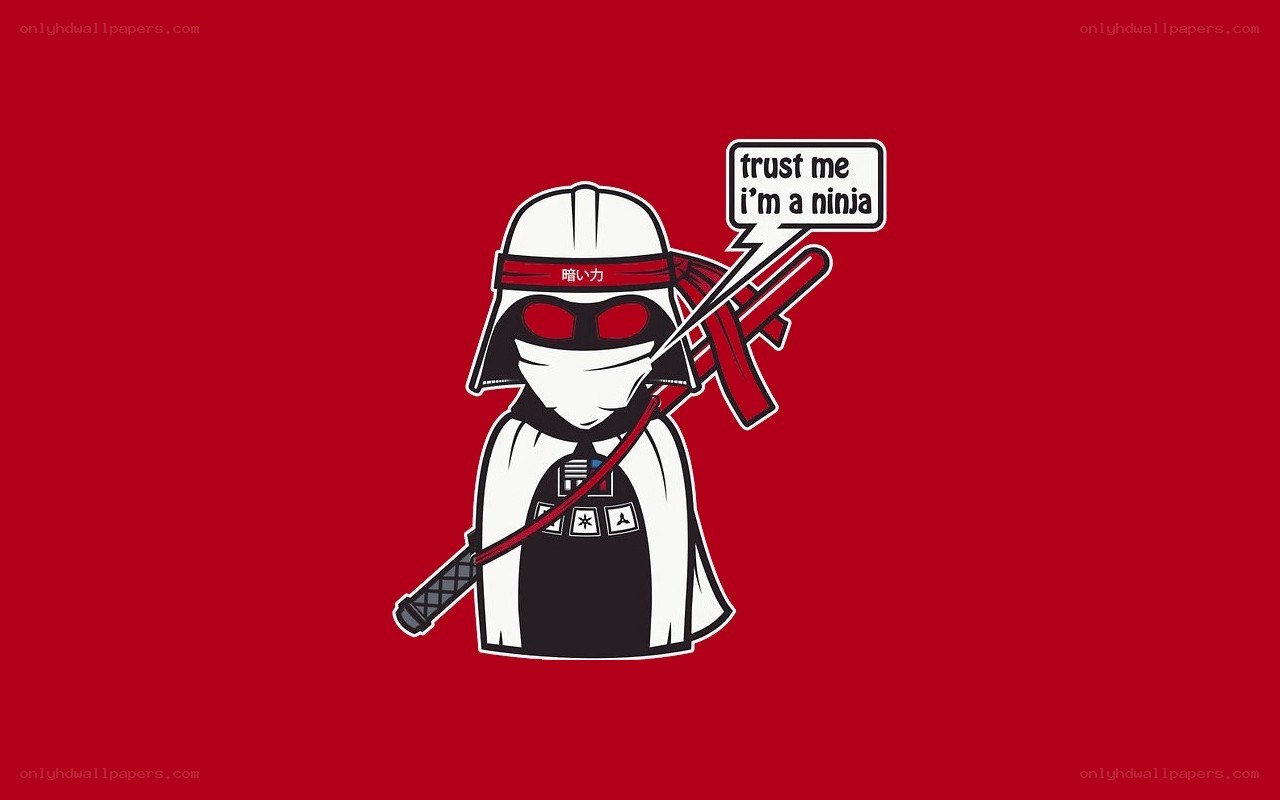 Darth Vader ninja parody
