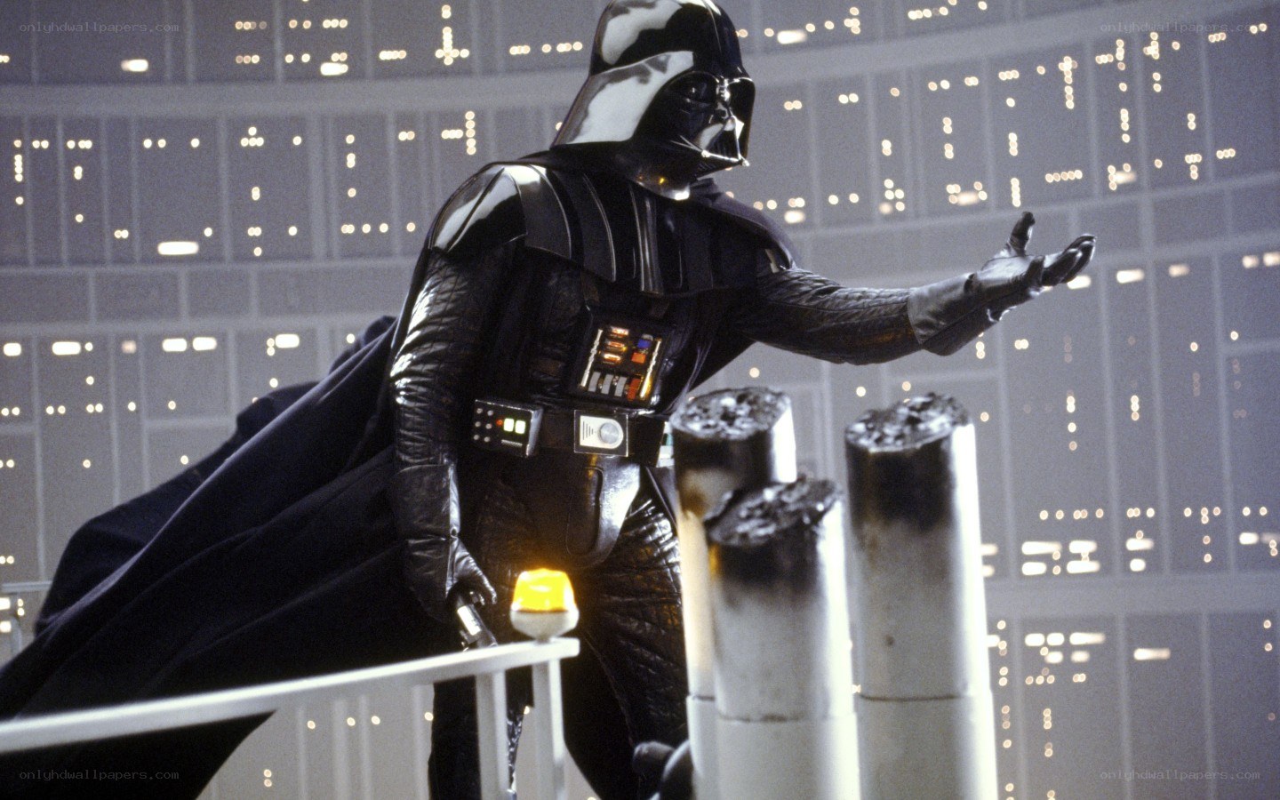Darth Vader on a spaceship
