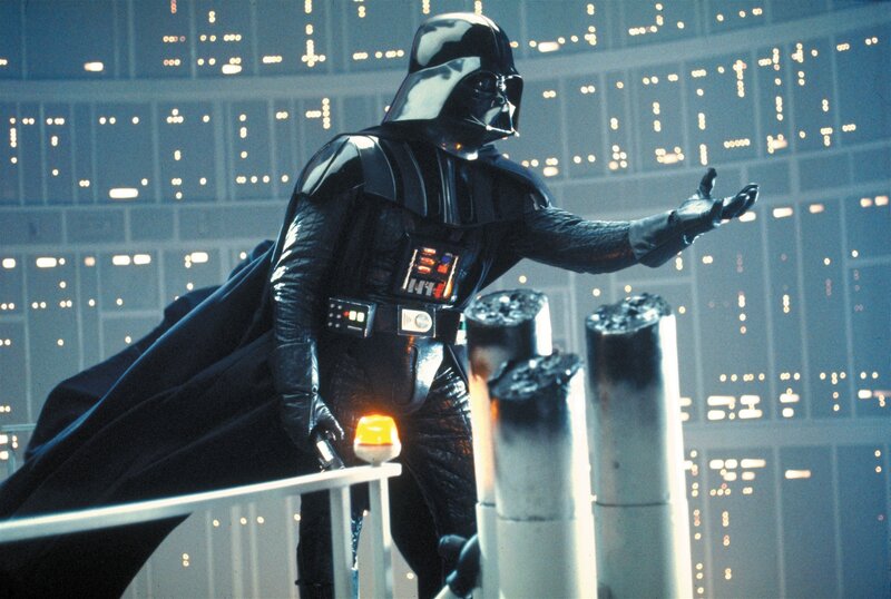 Darth Vader on a spaceship