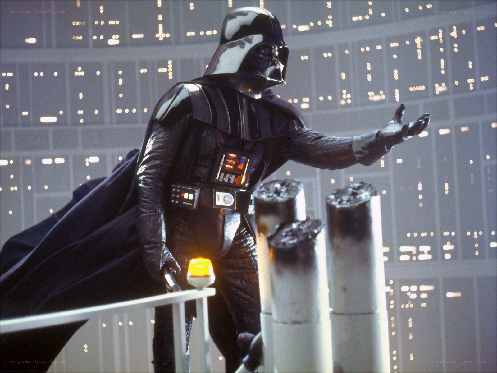 Darth Vader on a spaceship