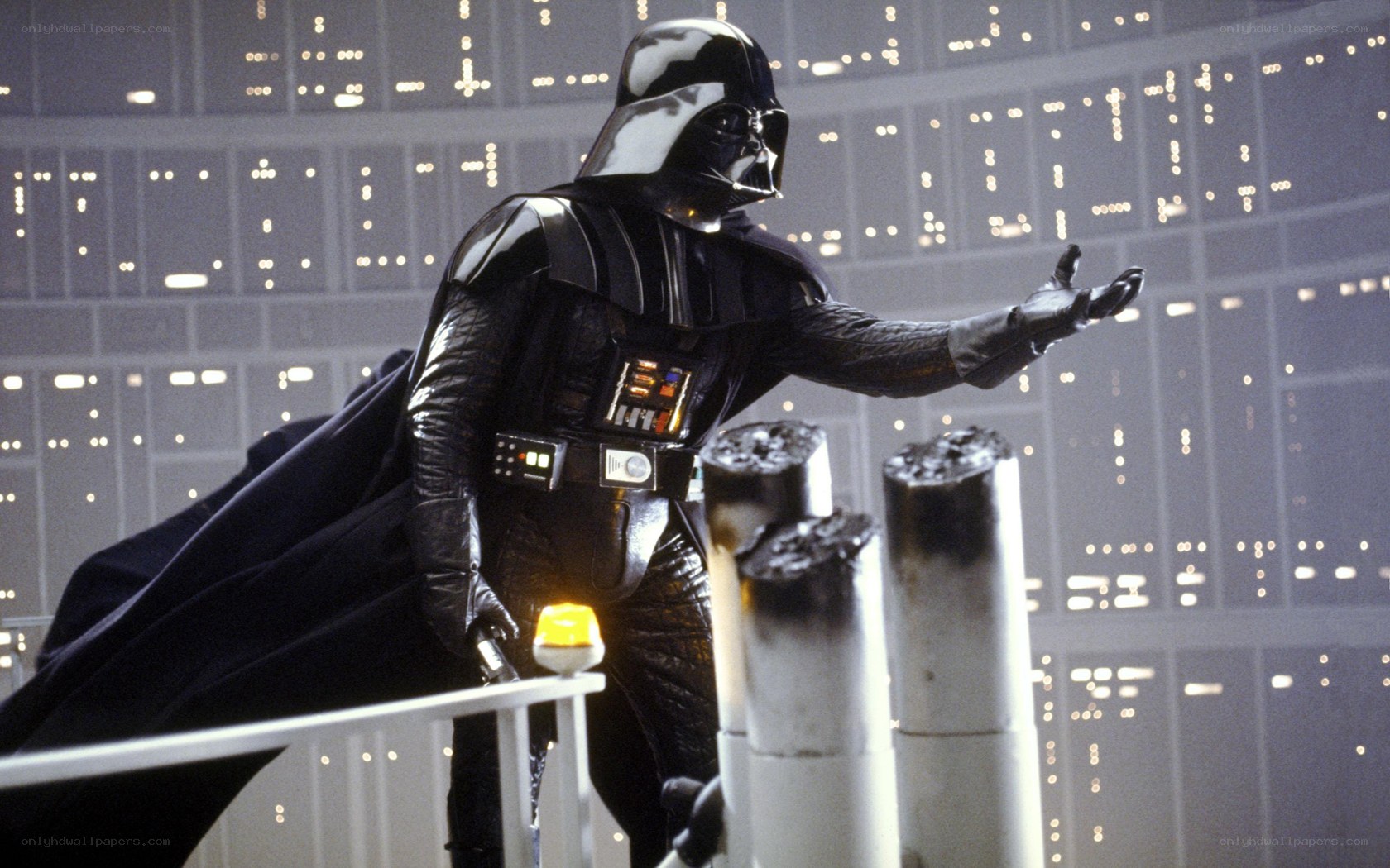 Darth Vader on a spaceship