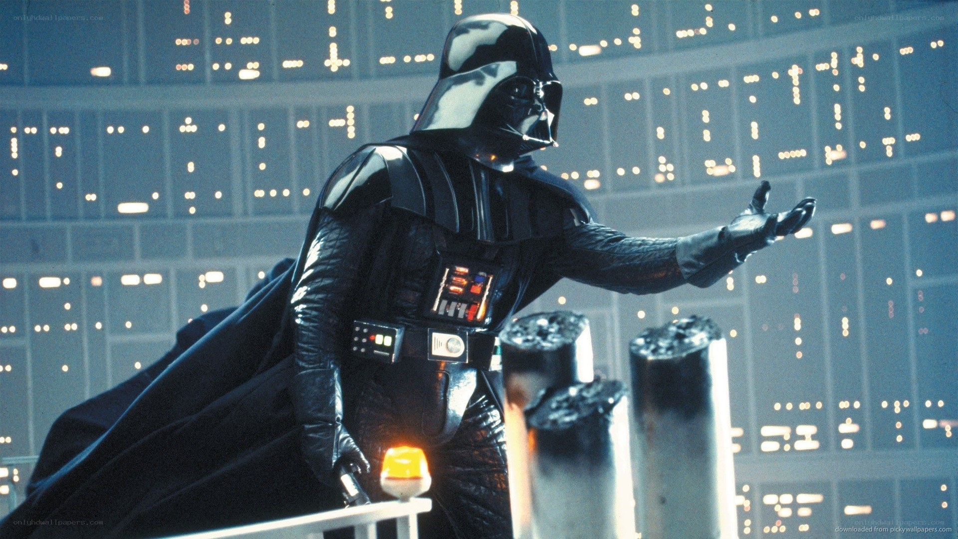 Darth Vader on a spaceship