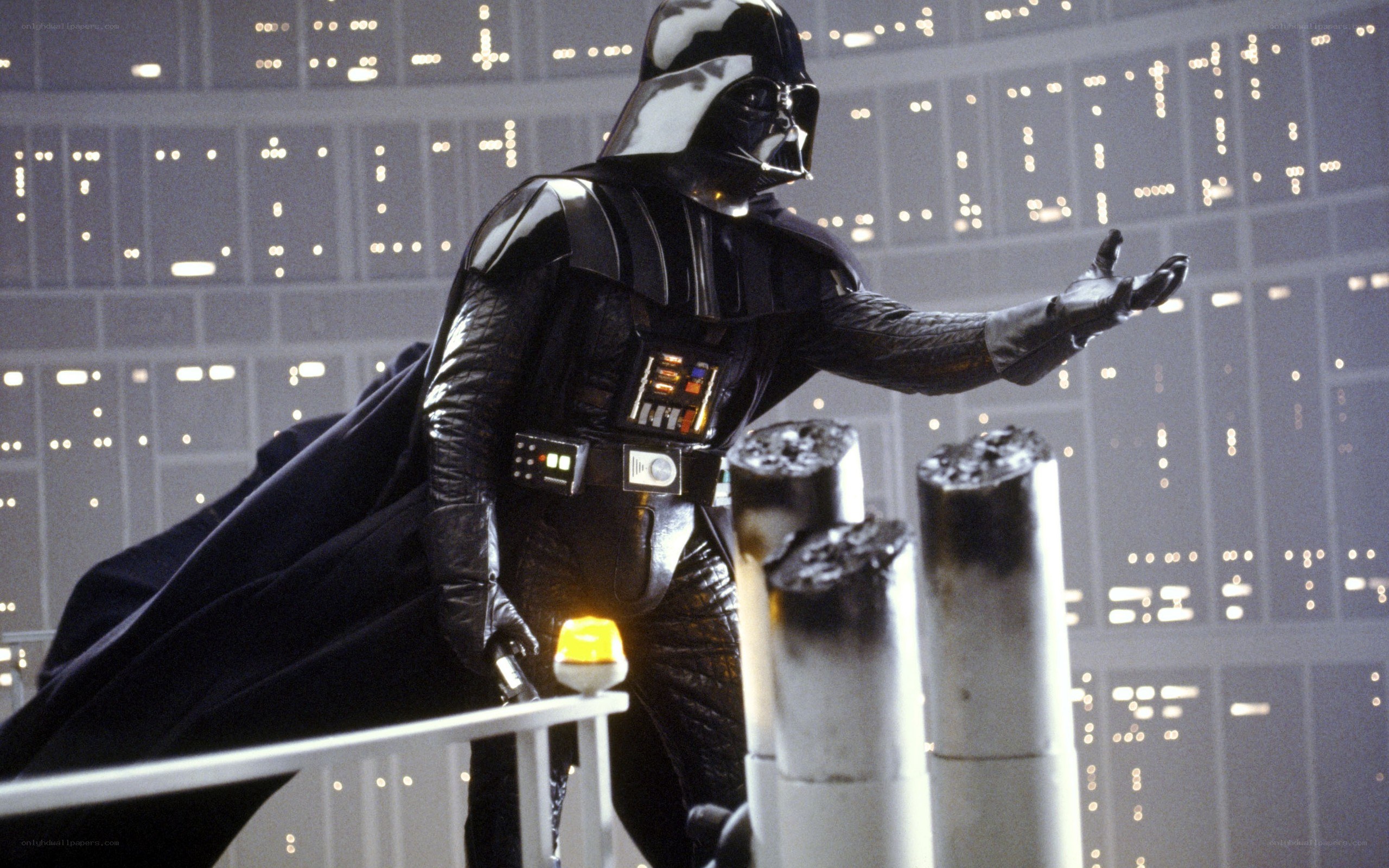 Darth Vader on a spaceship