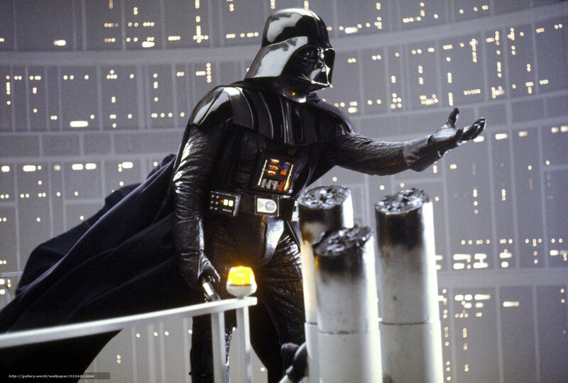 Darth Vader on a spaceship
