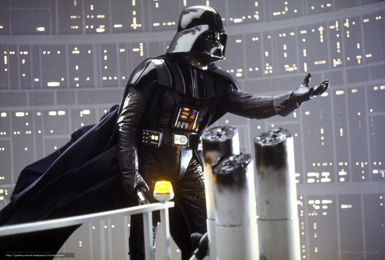 Darth Vader on a spaceship