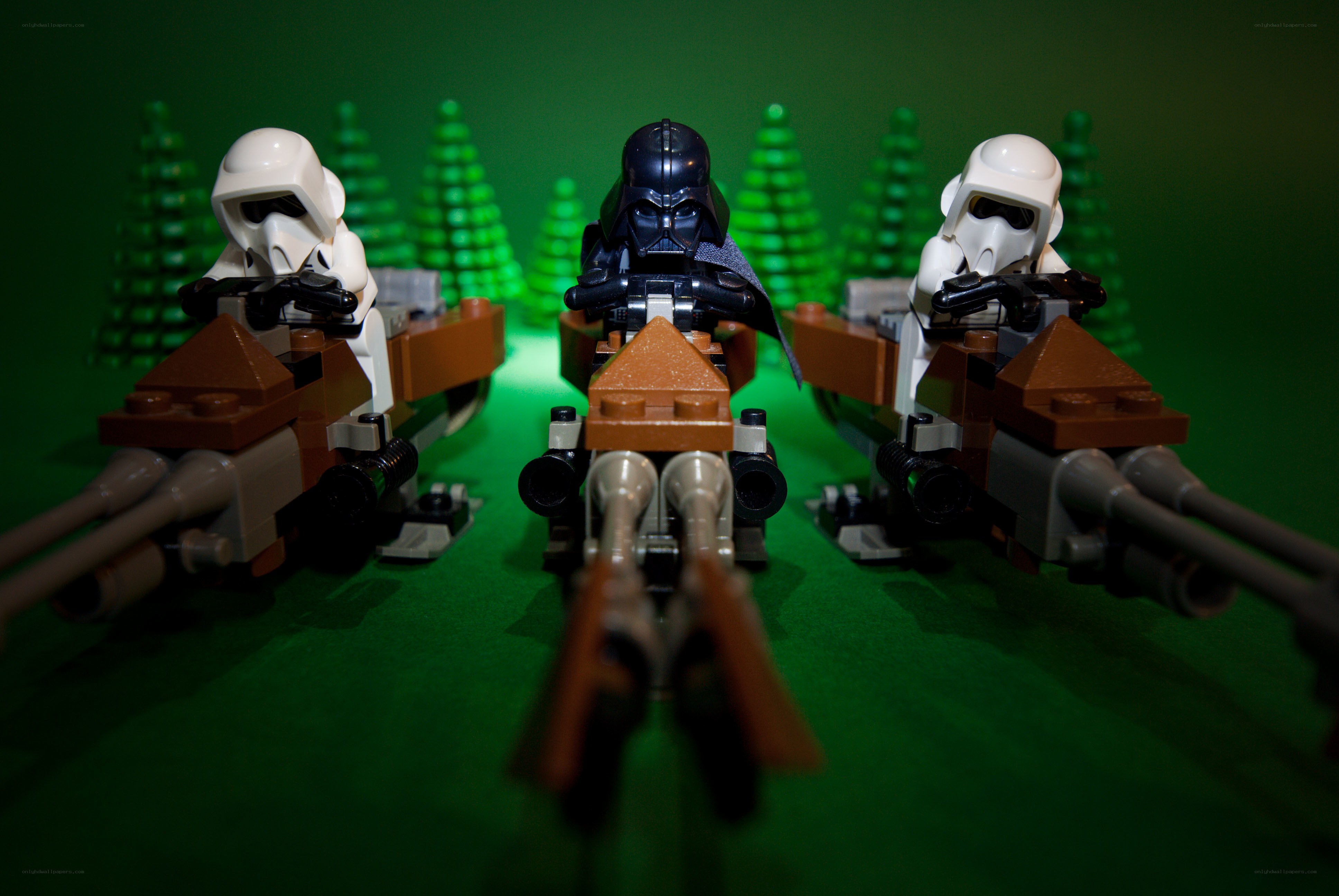Darth Vader on a speeder bike