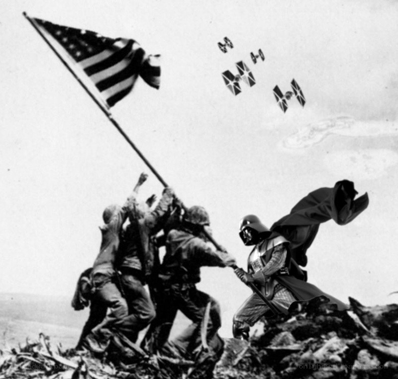 Darth Vader on Iwo Jima