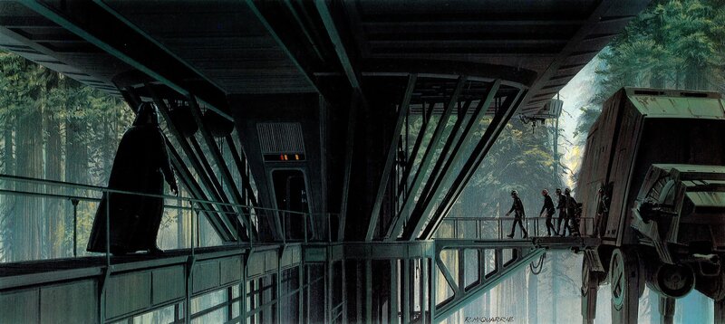Darth Vader on Platform — Green