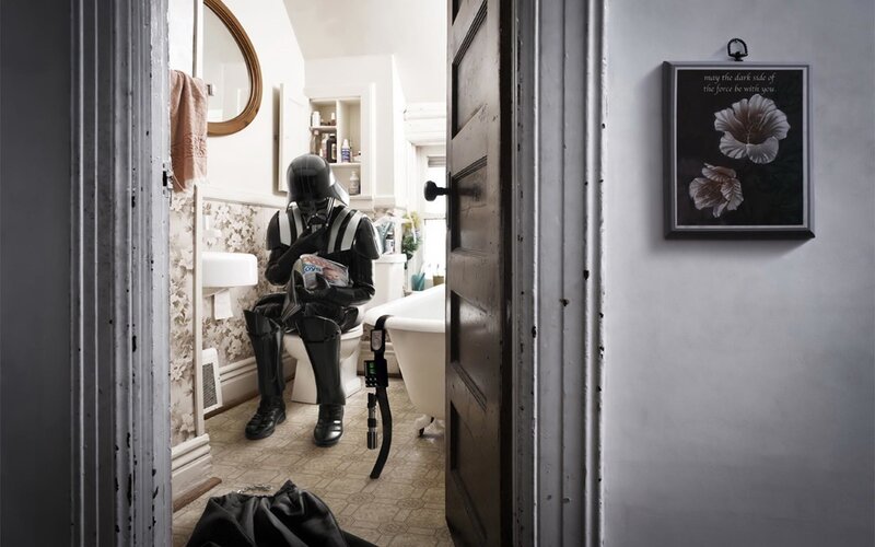 Darth Vader on Toilet