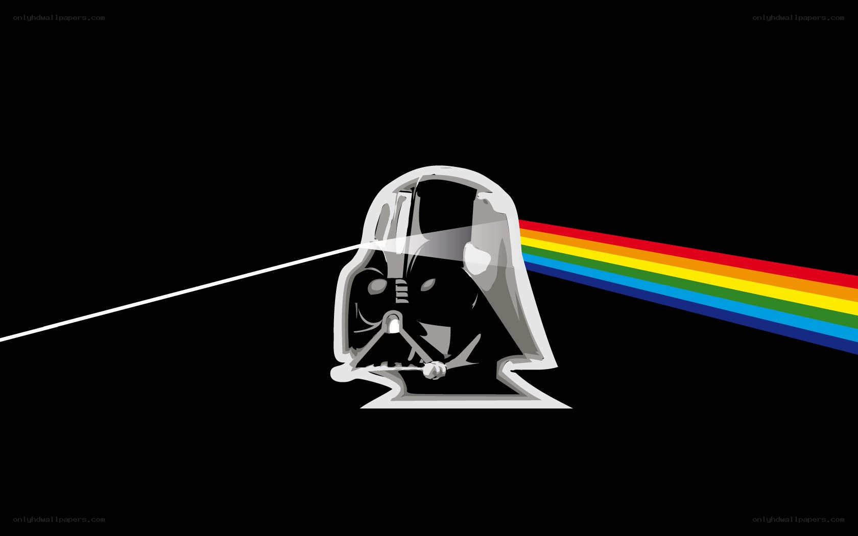 Darth Vader prism art