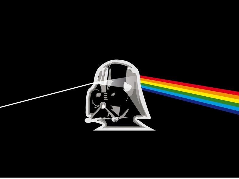 Darth Vader prism art
