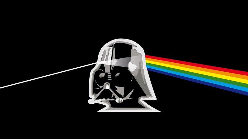 Darth Vader prism art