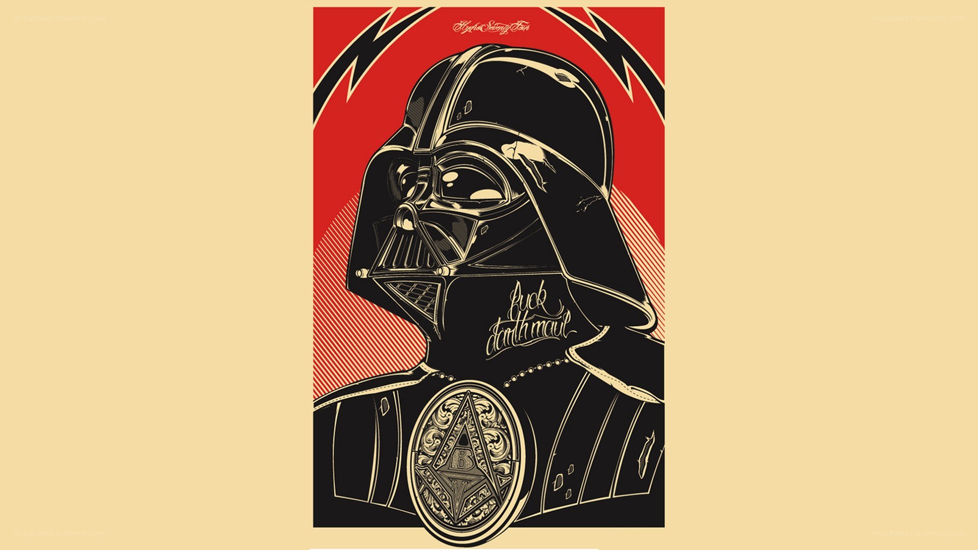 Darth Vader propaganda art