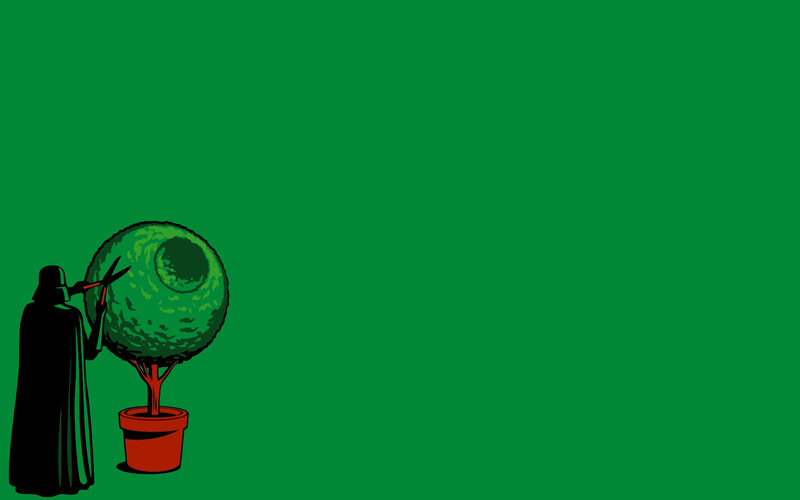 Darth Vader Pruning Tree — Humorous