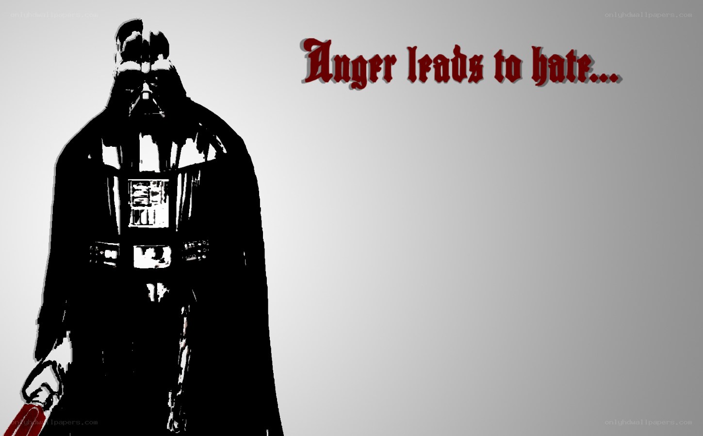 Darth Vader quote wallpaper