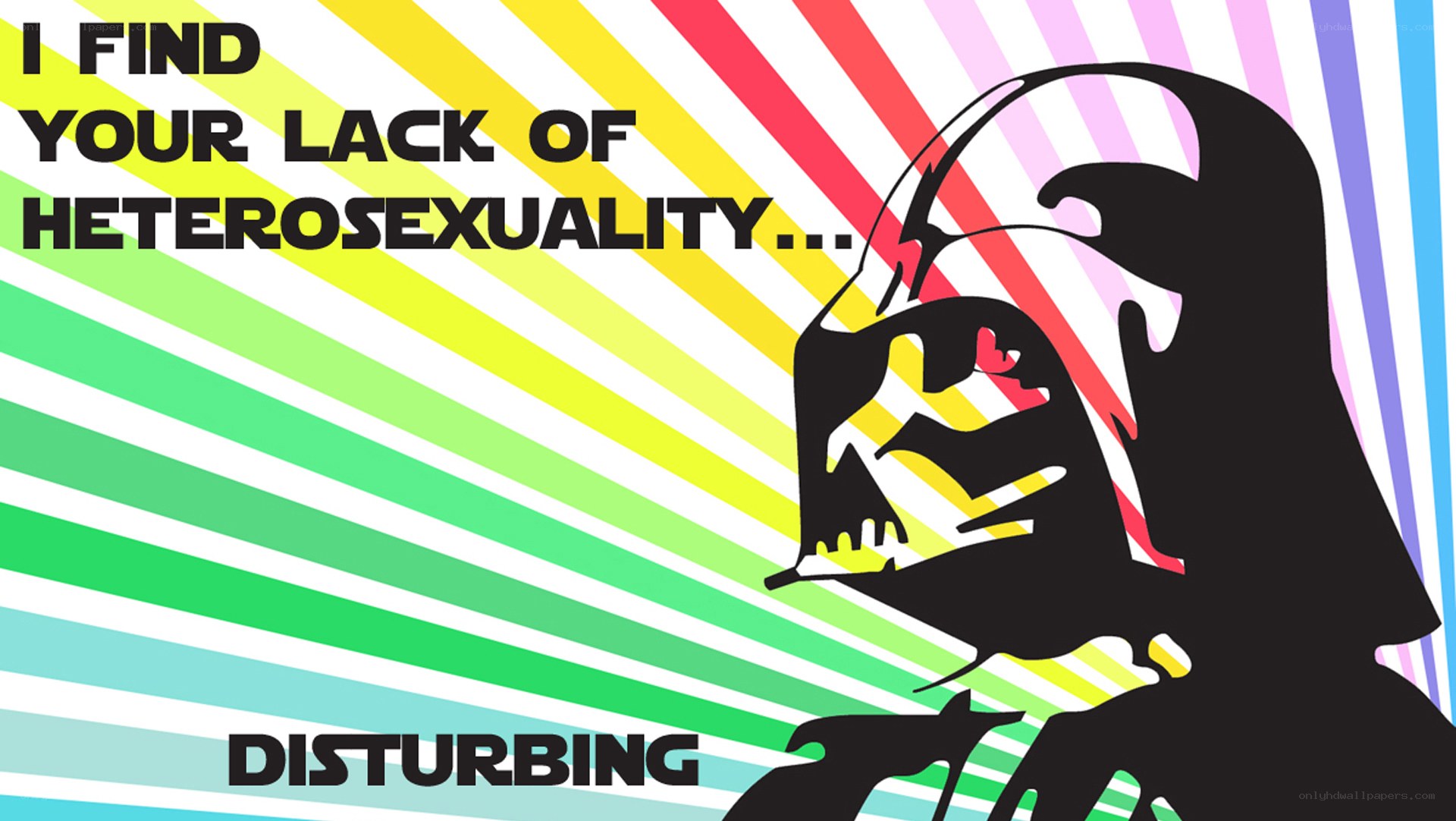 Darth Vader rainbow quote