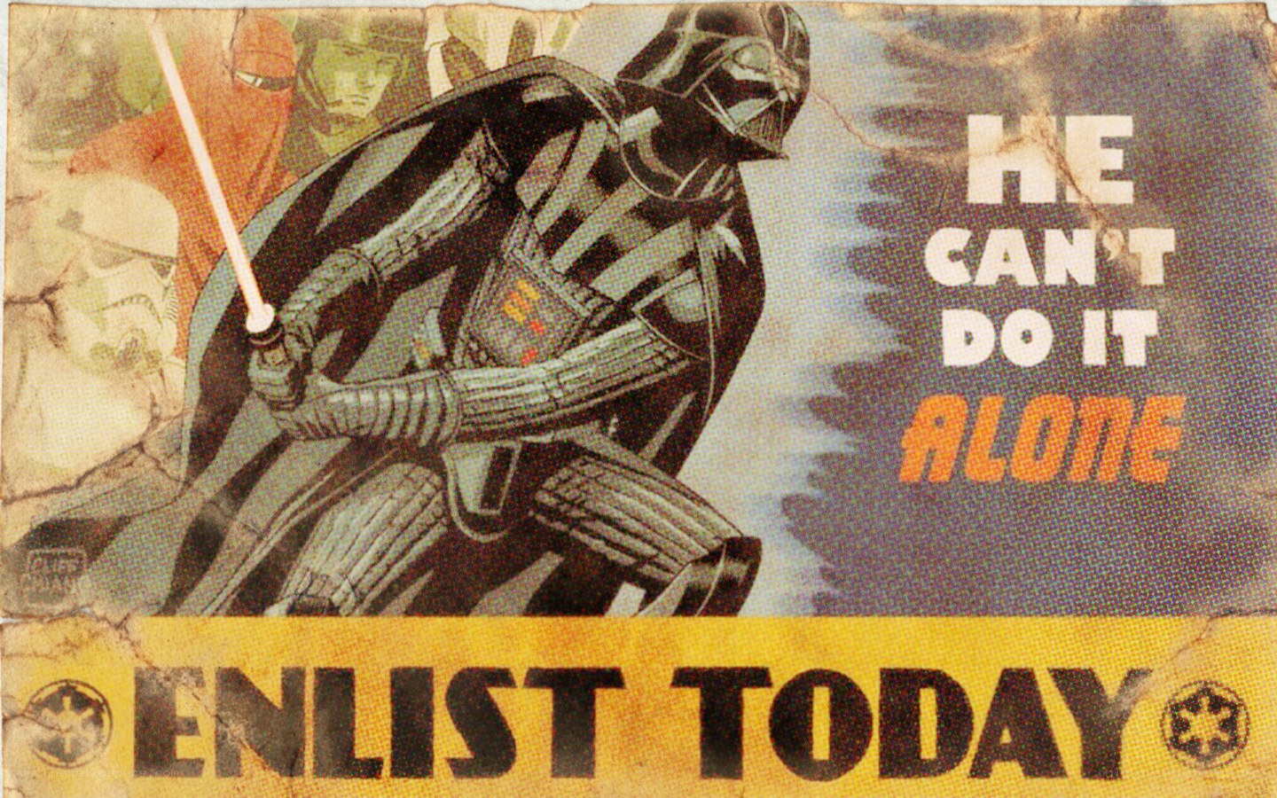 Darth Vader recruitment poster