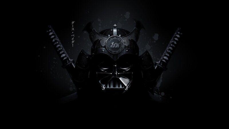 Darth Vader samurai helmet