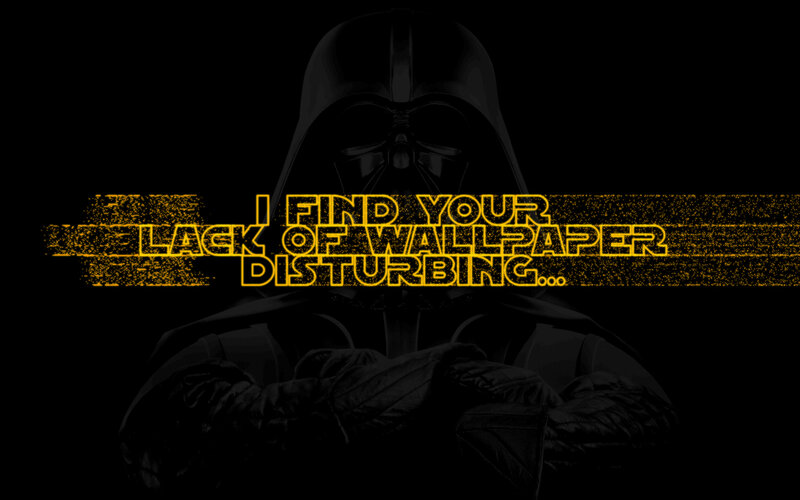 Darth Vader Silhouette — Black