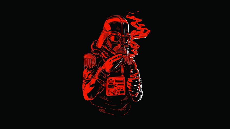 Darth Vader Smoking