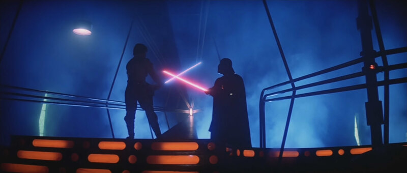 Darth Vader vs Luke Skywalker