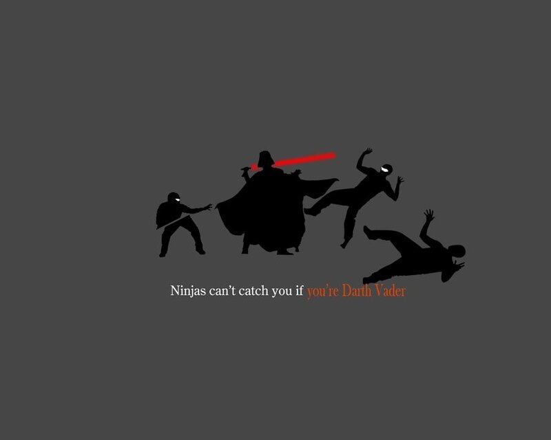 Darth Vader vs ninjas