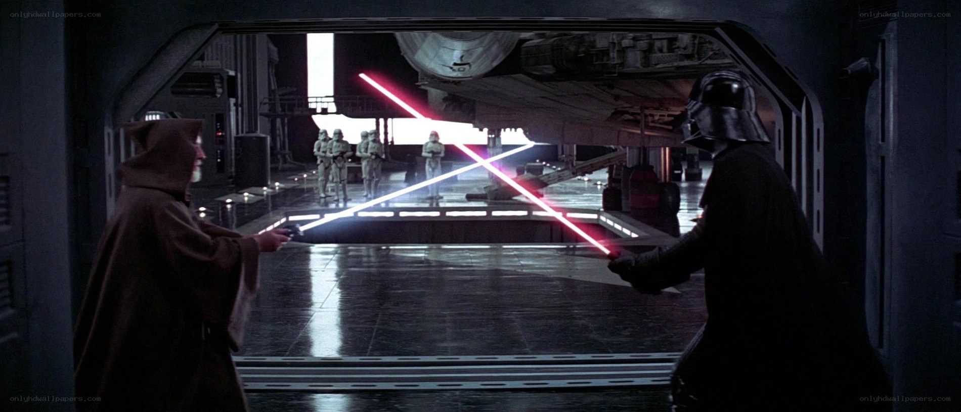 Darth Vader vs Obi-Wan duel