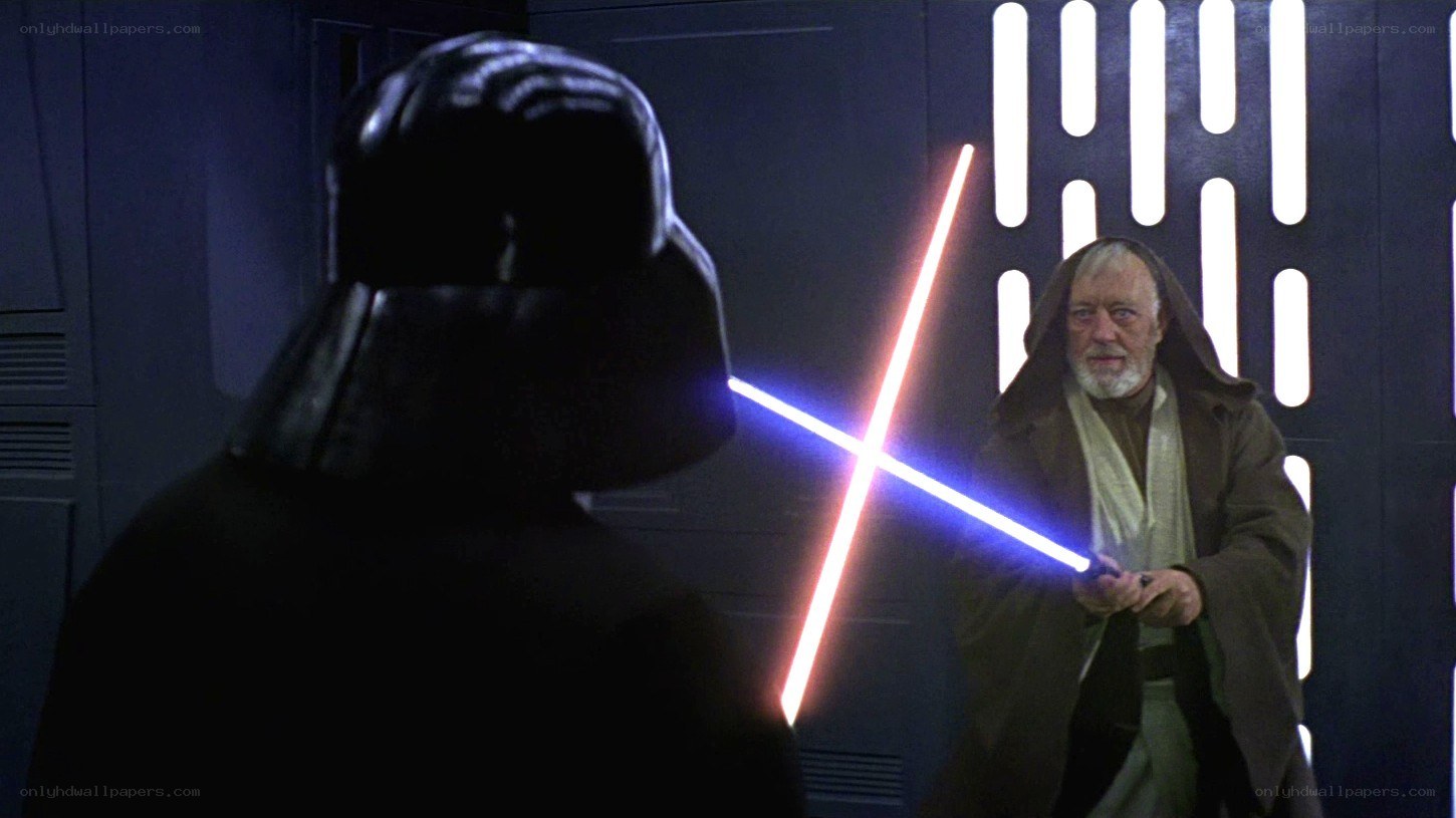 Darth Vader vs Obi-Wan duel