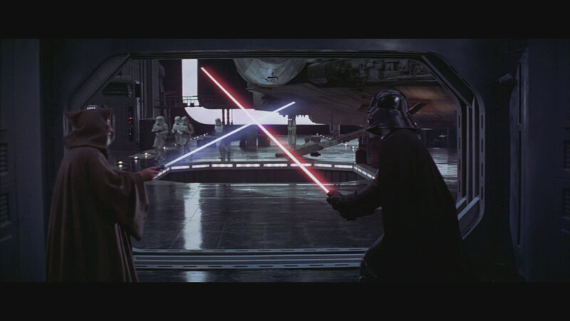 Darth Vader vs Obi-Wan duel