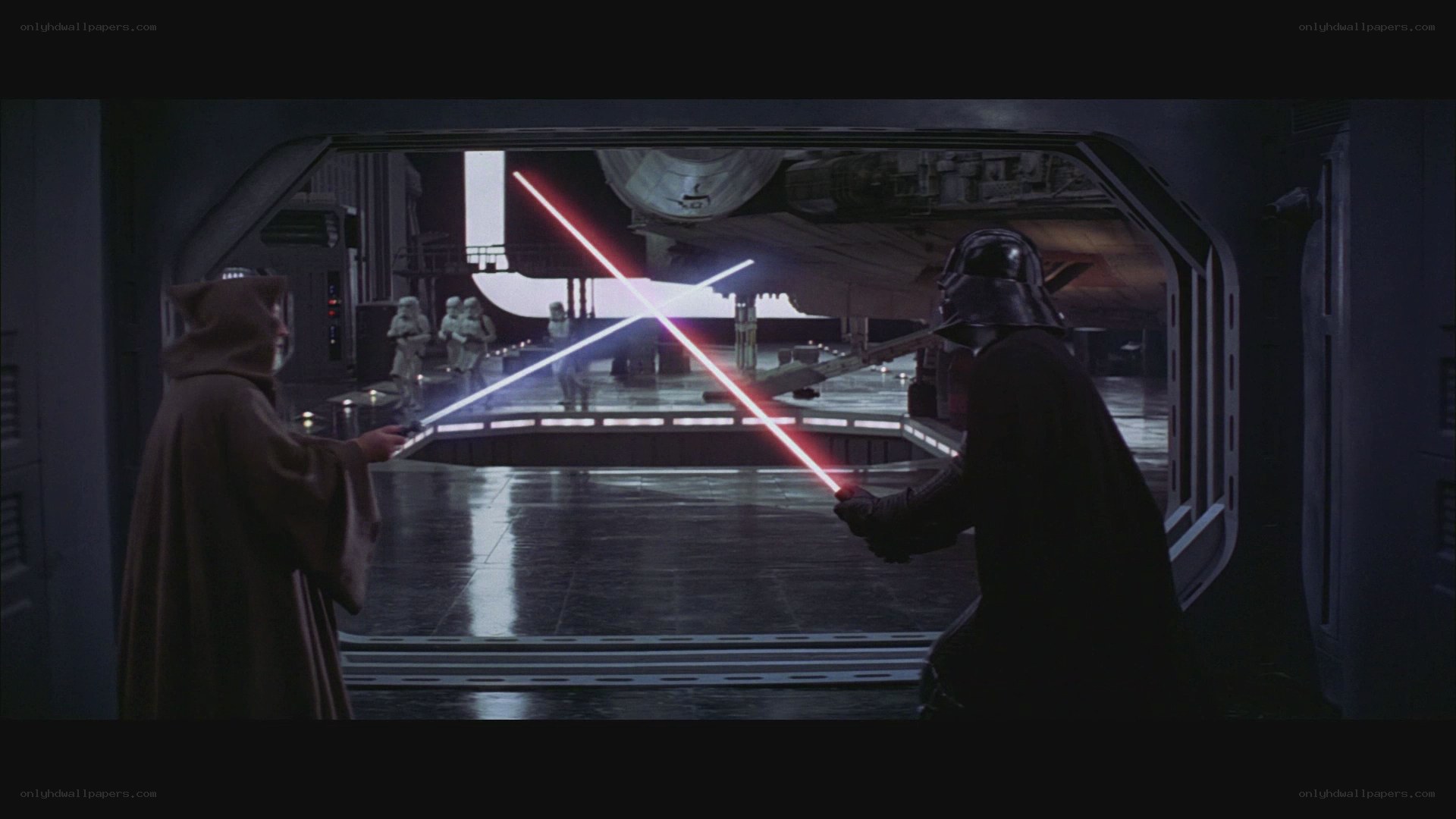 Darth Vader vs Obi-Wan duel