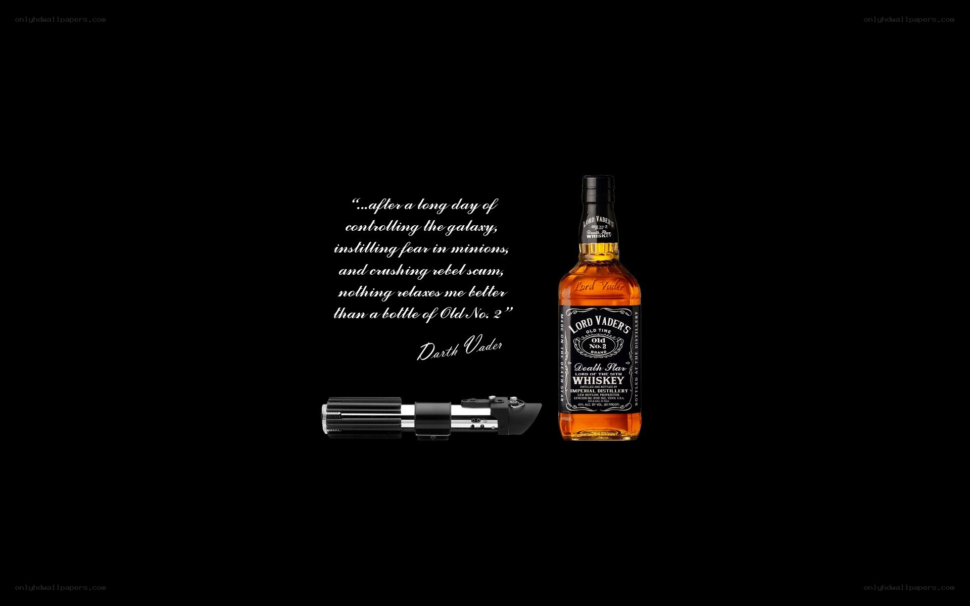 Darth Vader whiskey quote
