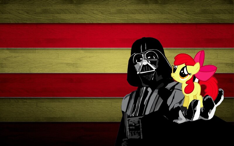Darth Vader with Applejack
