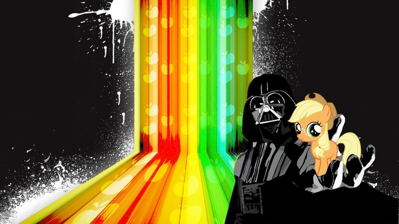 Darth Vader with Applejack