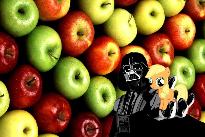 Darth Vader with Applejack