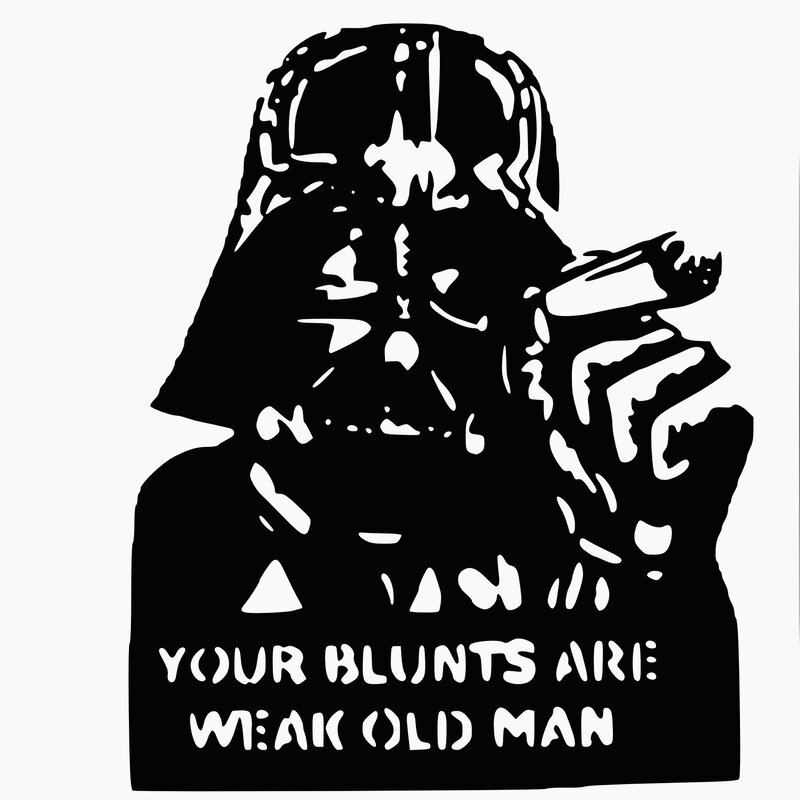 Darth Vader with blunts