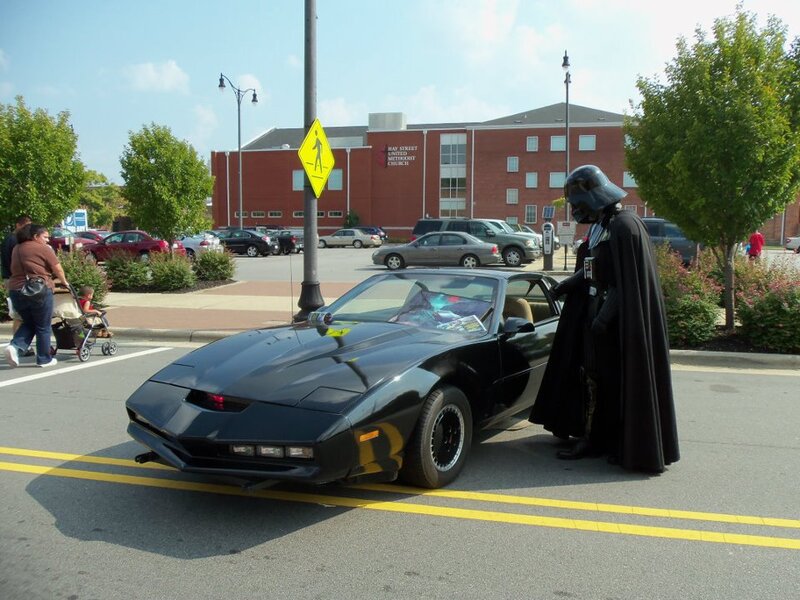 Darth Vader with Car