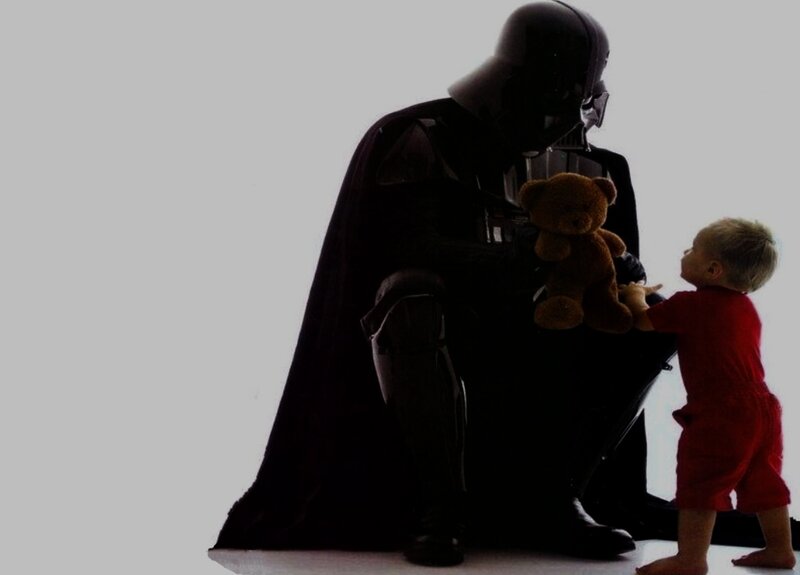 Darth Vader with child