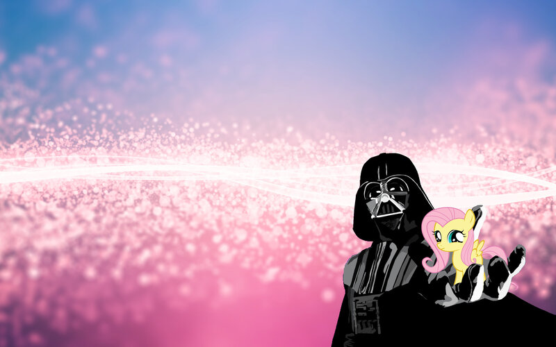 Darth Vader with Fluttershy