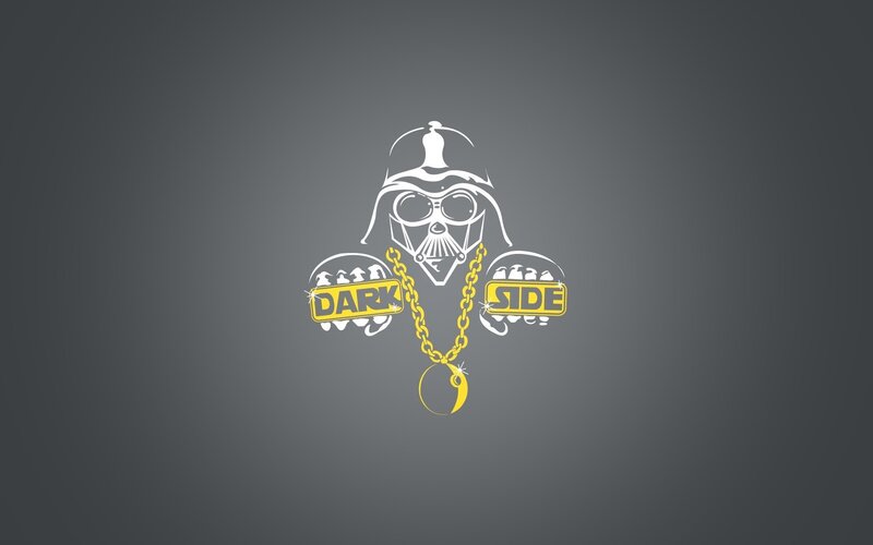 Darth Vader with gold chain