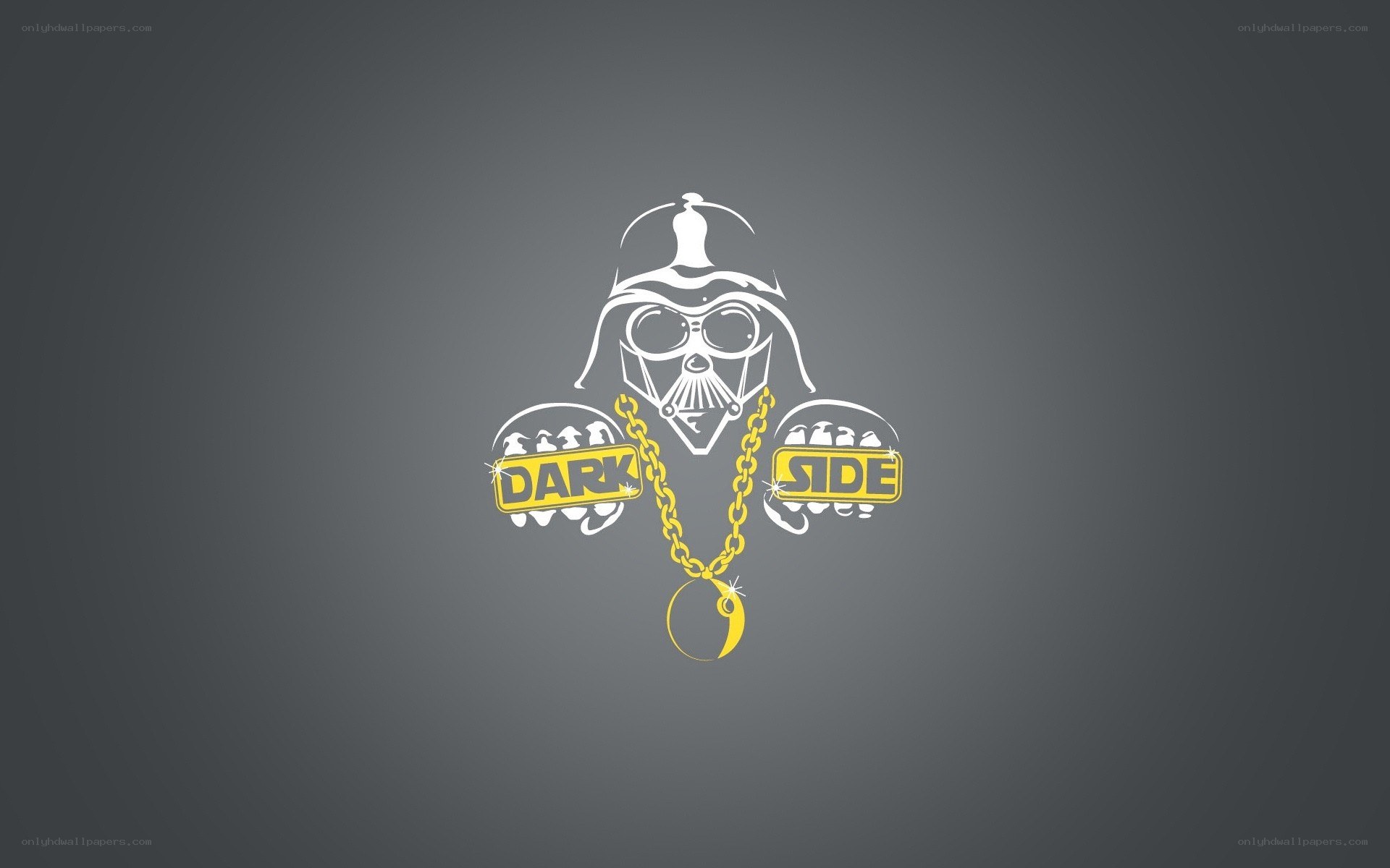 Darth Vader with gold chain
