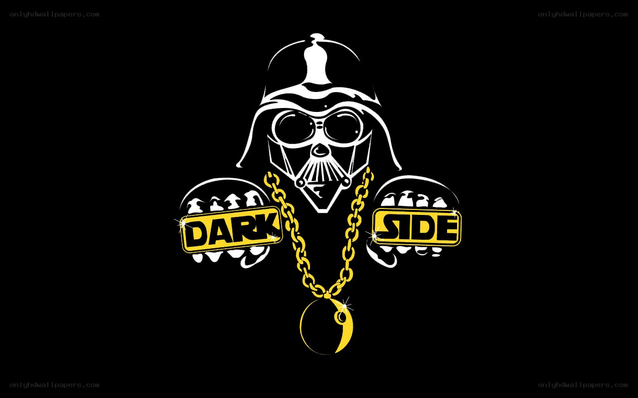 Darth Vader with gold chain