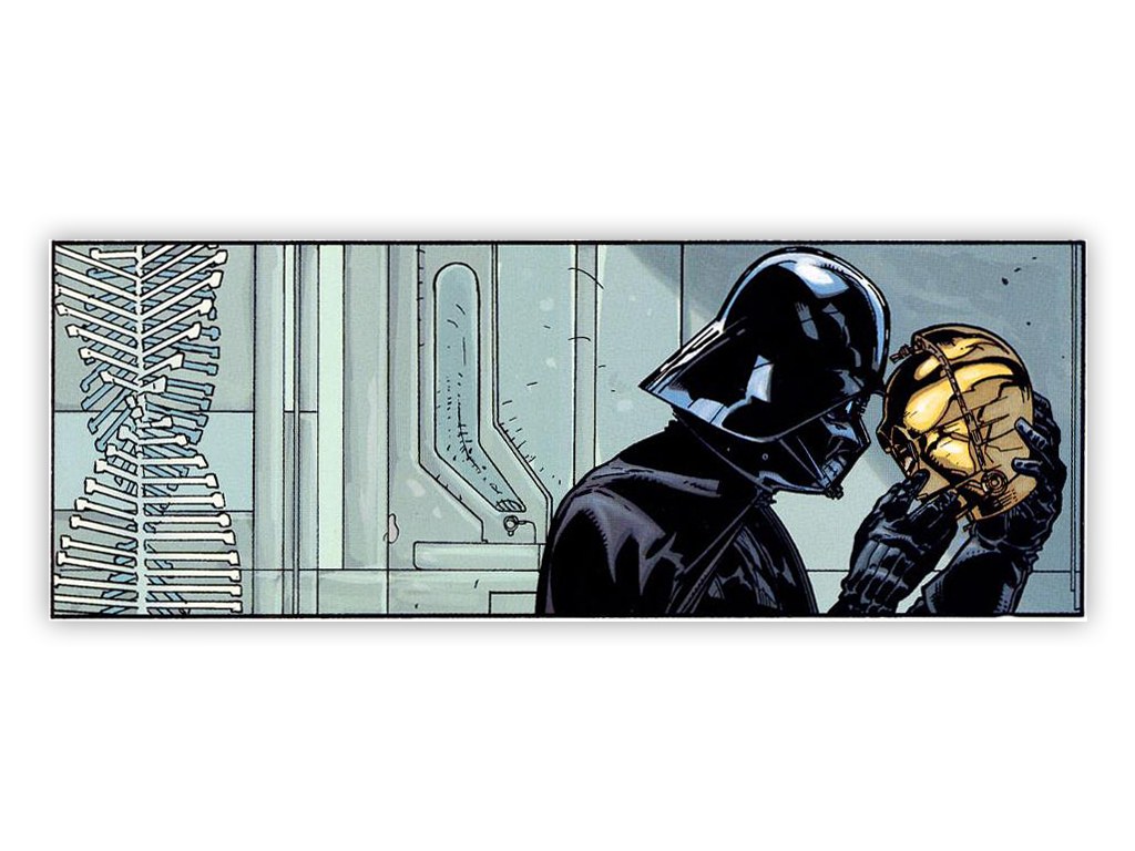 Darth Vader with helmet