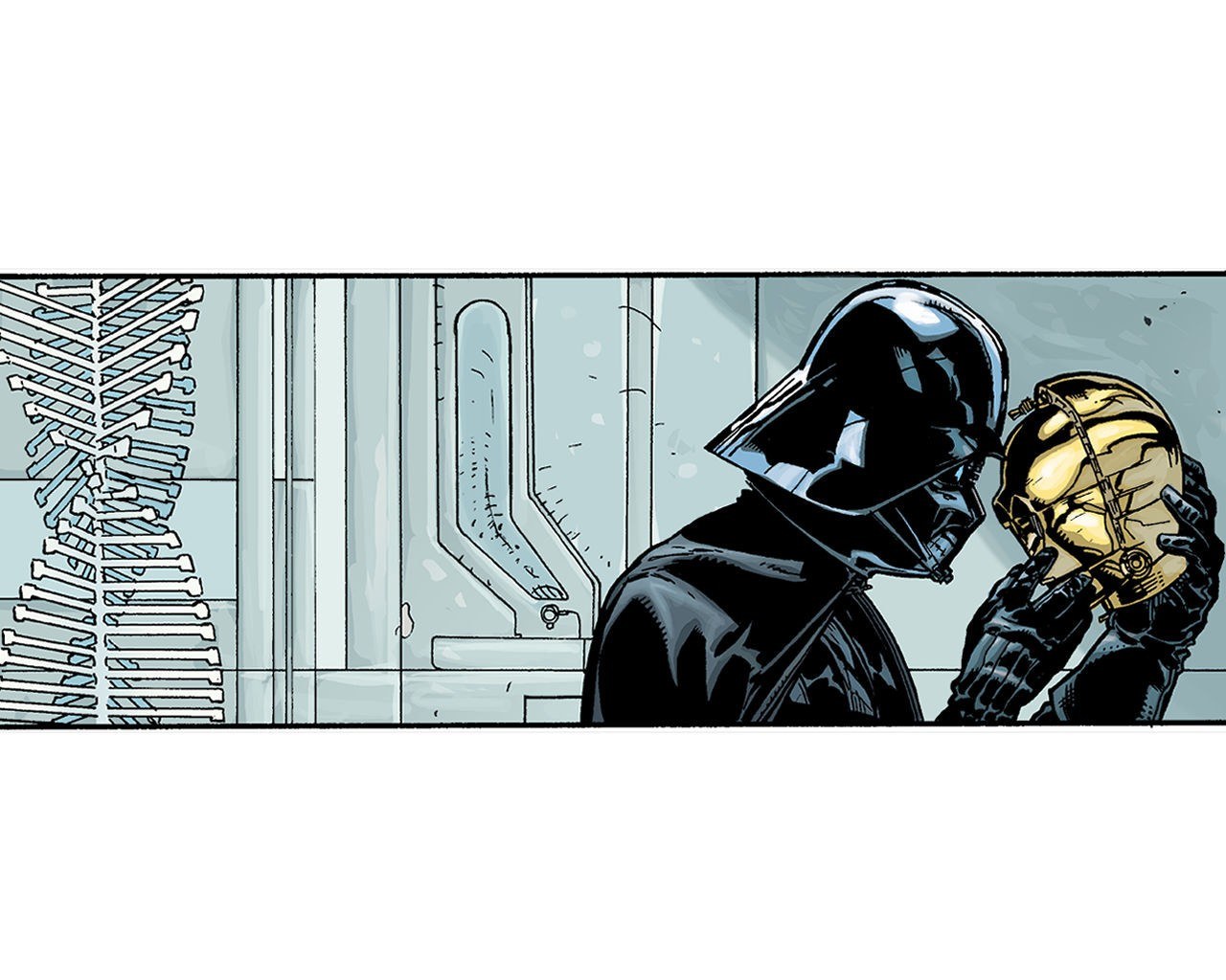 Darth Vader with helmet