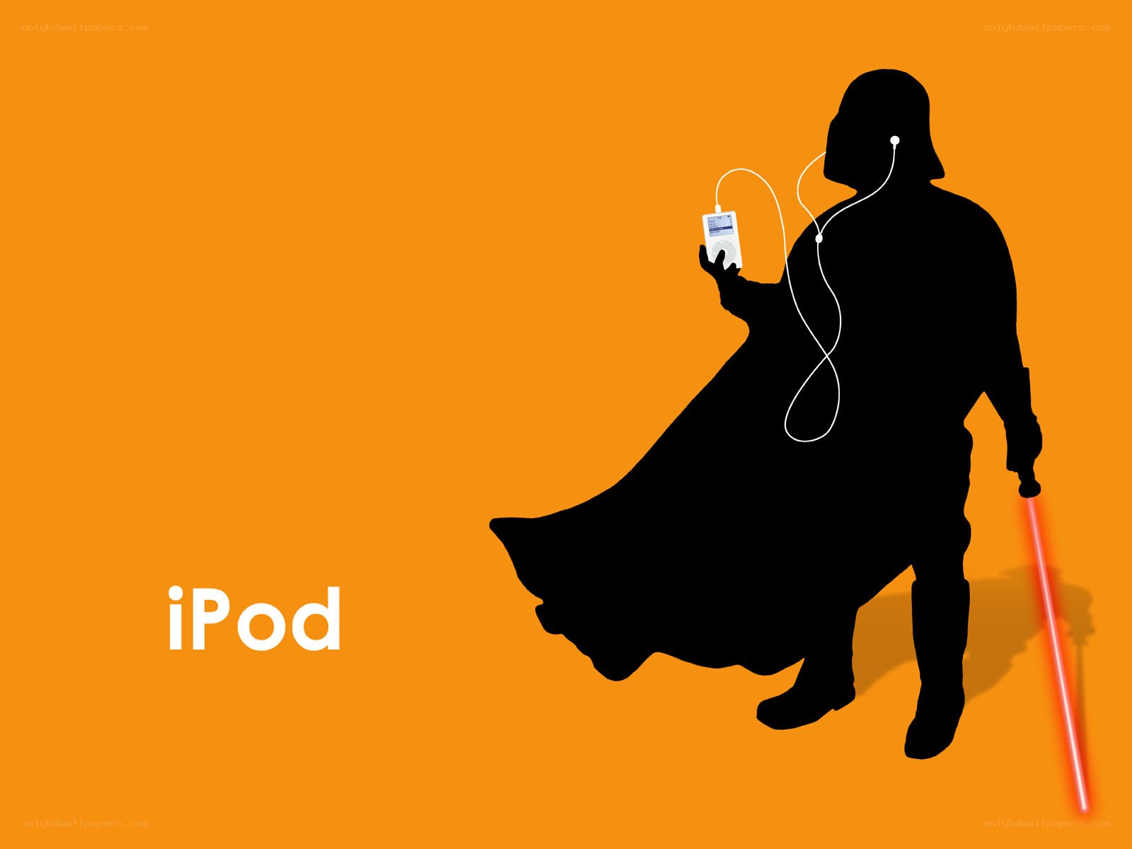 Darth Vader with iPod